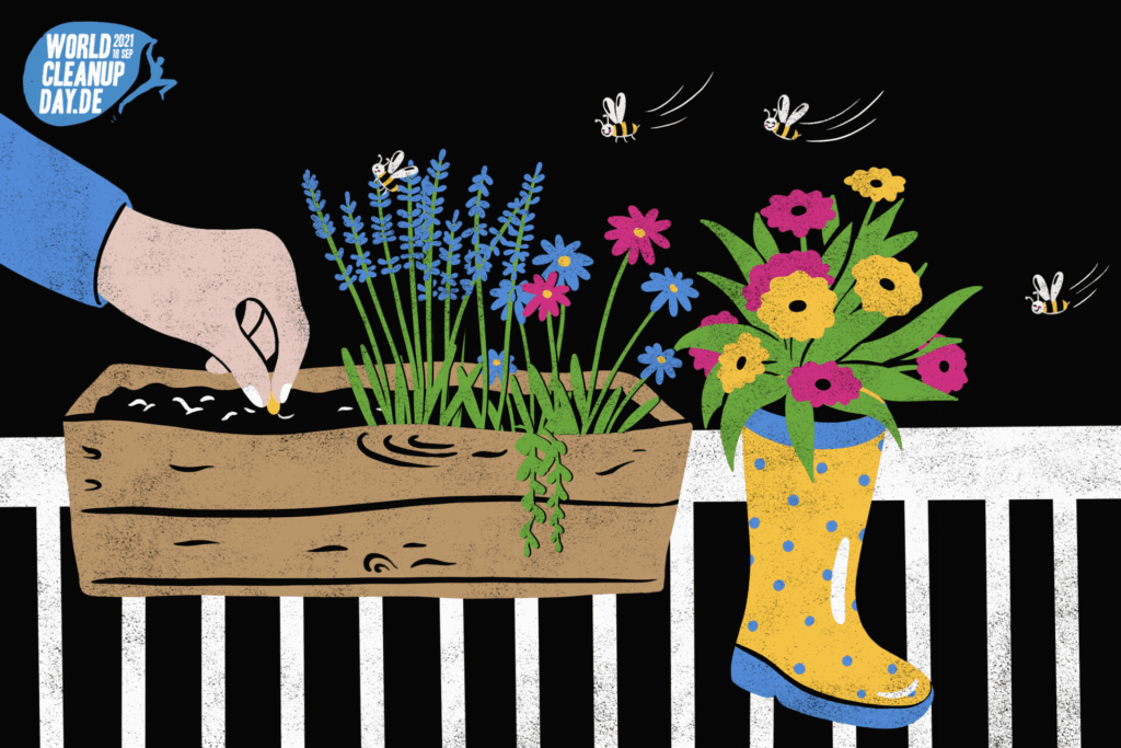 Plastikfreier Balkon