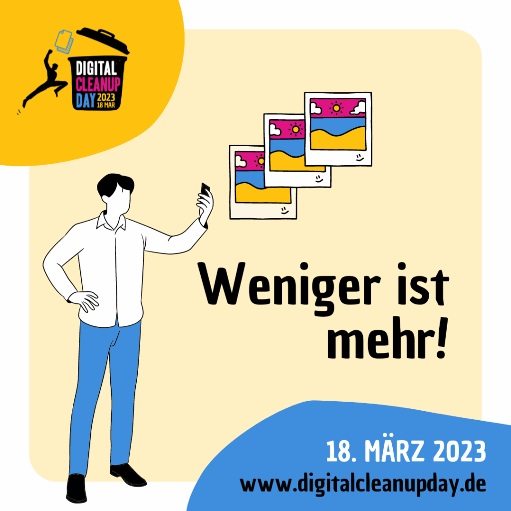digital cleanup day 2023 weniger ist mehr